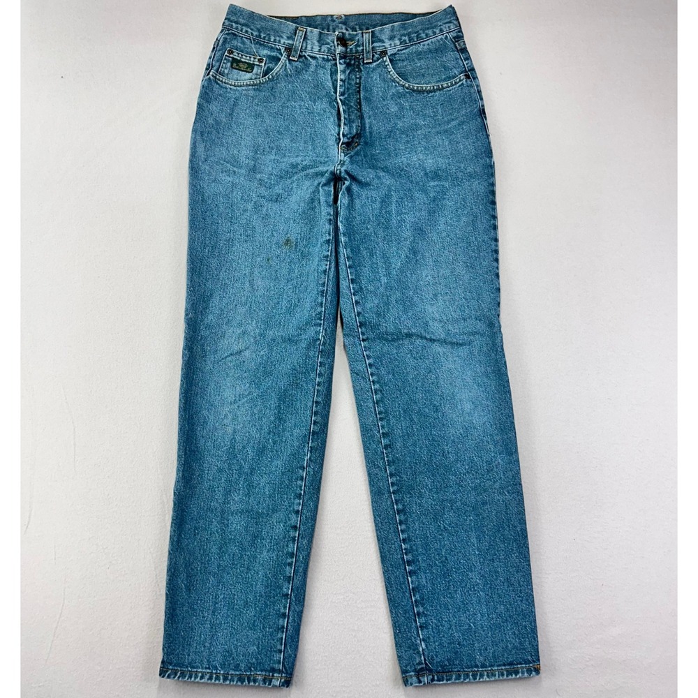 VTG WAMPUM Jeans Mens 31x32 Blue Light Wash Denim 90s Relaxed-Fit‎ Made in Italy